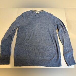 Mens Old Navy Light Blue Small Vneck Sweater